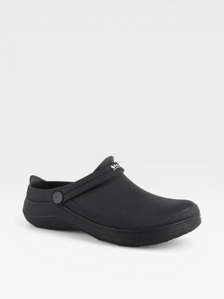 Spring Step Professional Avery Women's Slip-Resistant Work Clogs in Black colorway
