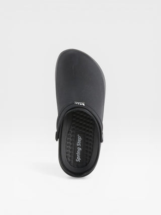 Spring Step Professional Avery Women's Slip-Resistant Work Clogs in Black colorway