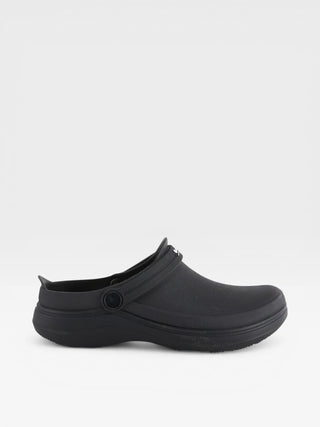 Spring Step Professional Avery Women's Slip-Resistant Work Clogs in Black colorway