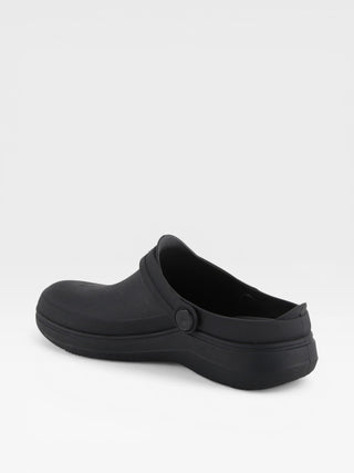 Spring Step Professional Avery Women's Slip-Resistant Work Clogs in Black colorway