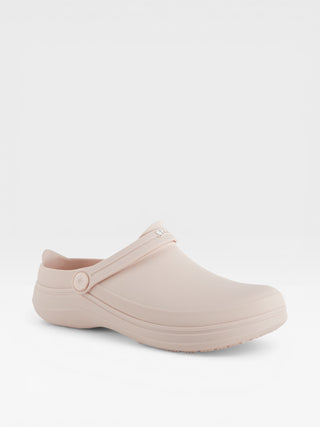 Spring Step Professional Avery Women's Slip-Resistant Work Clogs in Light Pink colorway