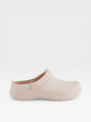 Spring Step Professional Avery Women's Slip-Resistant Work Clogs in Light Pink colorway