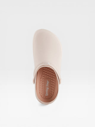 Spring Step Professional Avery Women's Slip-Resistant Work Clogs in Light Pink colorway