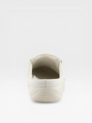 Spring Step Professional Blaine Men's Leather Slip-On Work Shoes in White colorway
