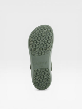 Spring Step Professional Cameron Men's Slip-Resistant Work Clogs in Olive Green colorway