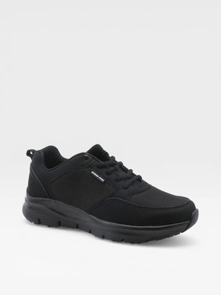 Spring Step Professional Clive Men's Lace-Up Athletic Work Shoes in Black colorway