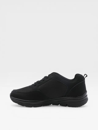 Spring Step Professional Clive Men's Lace-Up Athletic Work Shoes in Black colorway