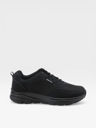 Spring Step Professional Clive Men's Lace-Up Athletic Work Shoes in Black colorway