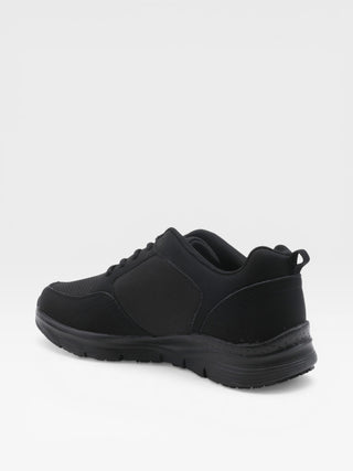 Spring Step Professional Clive Men's Lace-Up Athletic Work Shoes in Black colorway