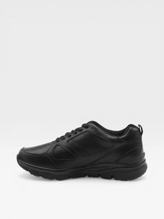 Spring Step Professional Eames Men's Leather Lace-Up Work Shoes in Black colorway