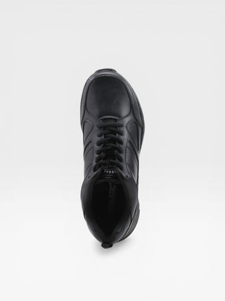 Spring Step Professional Eames Men's Leather Lace-Up Work Shoes in Black colorway