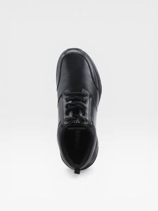 Spring Step Professional Hopkins Men's Leather Lace-Up Work Shoes in Black colorway