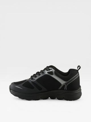 Spring Step Professional Ivanka Women's Lace-Up Work Sneakers in Black colorway