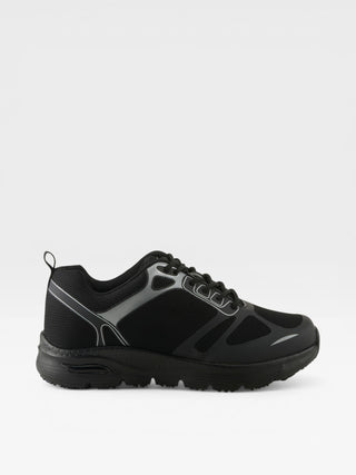Spring Step Professional Ivanka Women's Lace-Up Work Sneakers in Black colorway