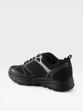 Spring Step Professional Ivanka Women's Lace-Up Work Sneakers in Black colorway