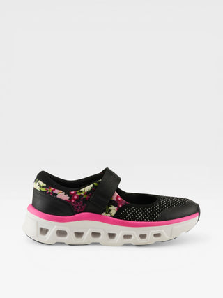 Spring Step Professional Melfi Women's Slip-Resistant Work Shoes in Black Multi colorway
