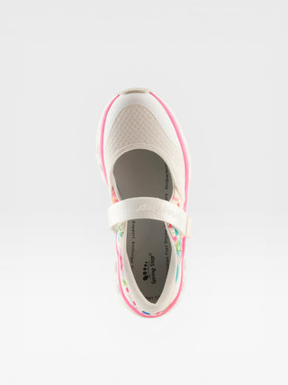 Spring Step Professional Melfi Women's Slip-Resistant Work Shoes in White Multi colorway