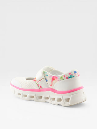 Spring Step Professional Melfi Women's Slip-Resistant Work Shoes in White Multi colorway