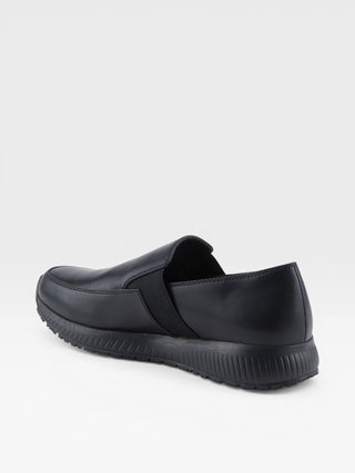 Spring Step Professional Rau Women's Slip-On Work Shoes for Scrubs in Black Patent colorway