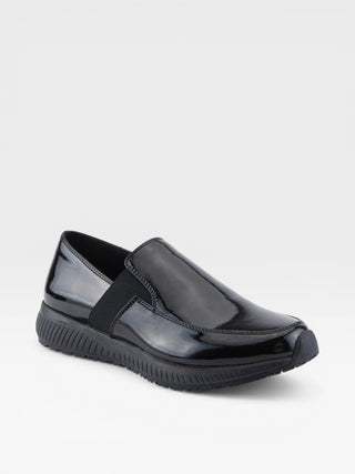 Spring Step Professional Rau Women's Slip-On Work Shoes for Scrubs in Black colorway