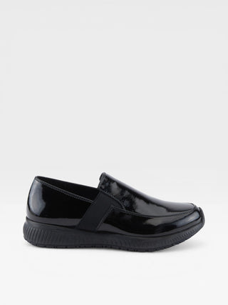 Spring Step Professional Rau Women's Slip-On Work Shoes for Scrubs in Black colorway