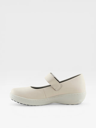 Spring Step Professional Wisteria Women's Mary Jane Work Shoes in White colorway