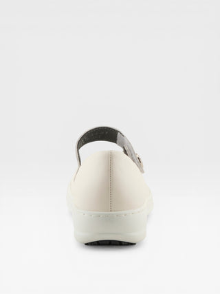 Spring Step Professional Wisteria Women's Mary Jane Work Shoes in White colorway