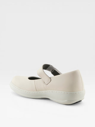 Spring Step Professional Wisteria Women's Mary Jane Work Shoes in White colorway